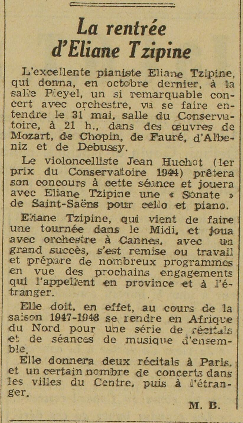 Journal La France Libre 1947