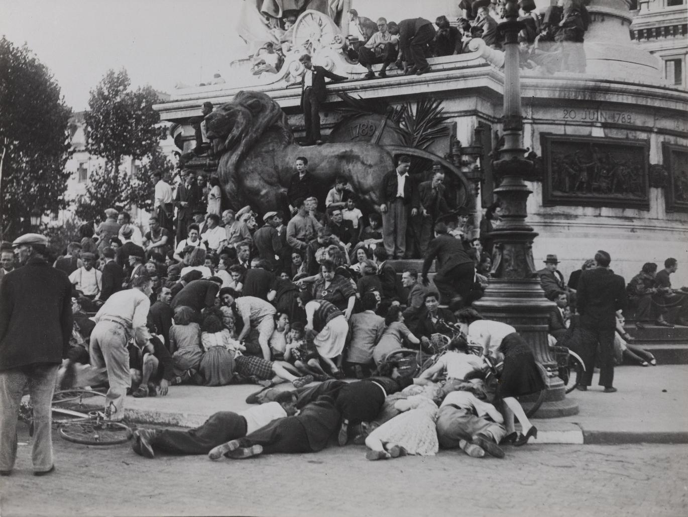 Fusillade Place de la République, 1944