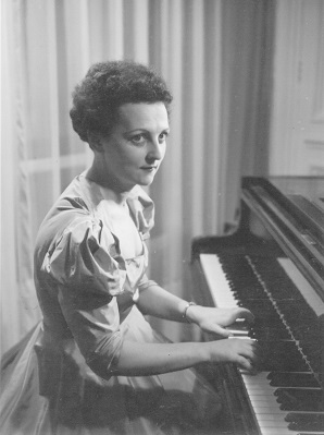Odette Gartenlaub au piano