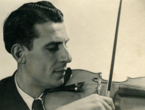 Aristide Wirsta au violon