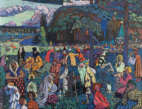 Kandinsky, La vie mélangée (détail)
