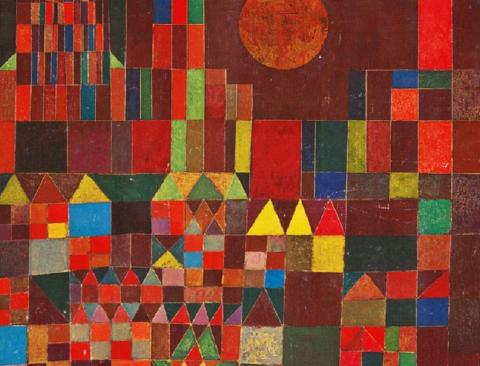 Paul Klee, Chateau et soleil, 1928 (détail)
