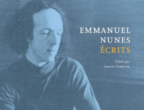 Couverture du livre "Emmanuel Nunes, écrits" (détail)