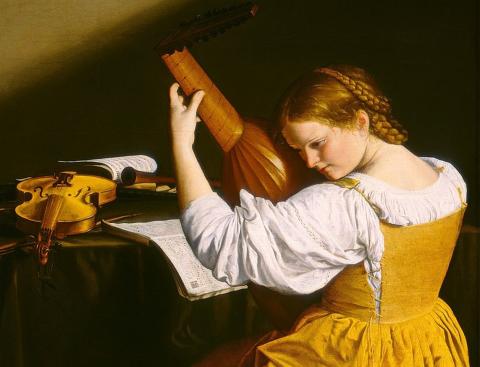 Gentilecshi, La Joueuse de luth
