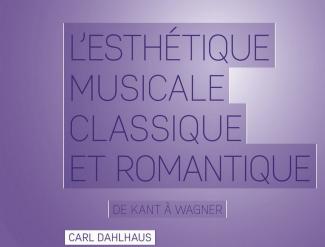 Couverture de l'esthétique musicale