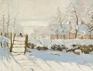 Claude Monet, La pie (détail)