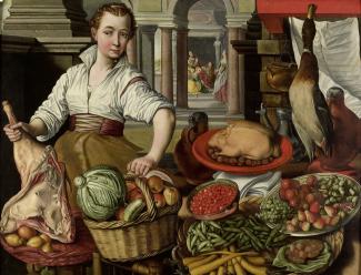 Joachim Bueckelaer  (vers 1533–1575) la cuisine 1569