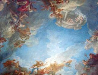 L'apothéose d'Hercule, François Lemoine, 1733-1736 (détail), Château de Versailles, salon d'Hercule