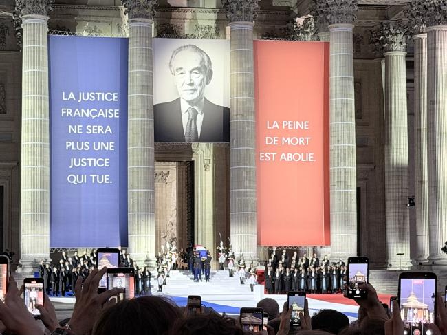 Panthéonisation de Robert Badinter